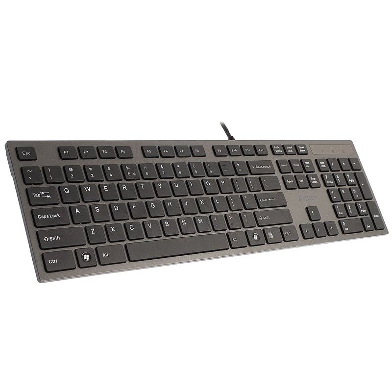 2. A4 TECH KV-300H Membrantastatur A4TKLA39976 (USB 2.0; (US); schwarz)