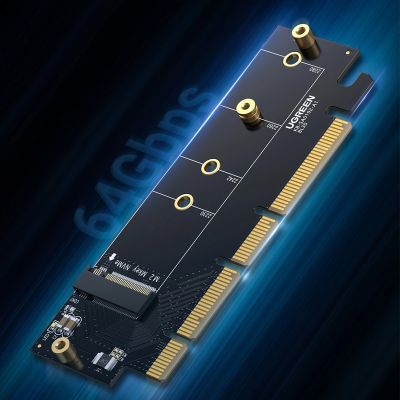 3. Ugreen CM465 PCIe 4.0 x4 auf M.2 NVMe M-Key Erweiterungskarte – Schwarz