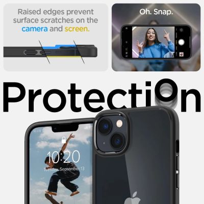 9. Spigen Ultra Hybrid-Hülle für iPhone 14 Plus – Mattschwarz