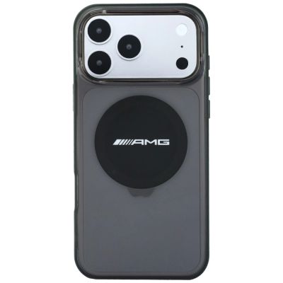3. Mercedes AMG IML Transparent Bicolor Block MagSafe Hülle für iPhone 18 Pro Max / 17 Pro Max - Schwarz