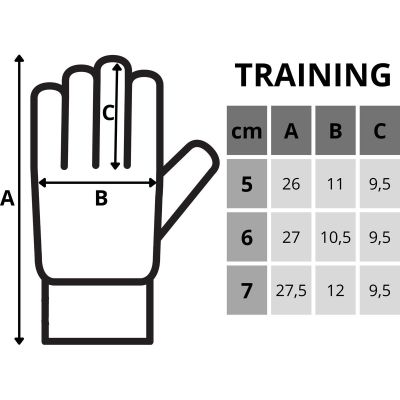 6. ENERO Trainings-Torwarthandschuhe Größe 5