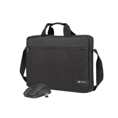 2. NATEC Laptoptasche Wallaroo 2 15,6" mit kabelloser Maus NTO-2051