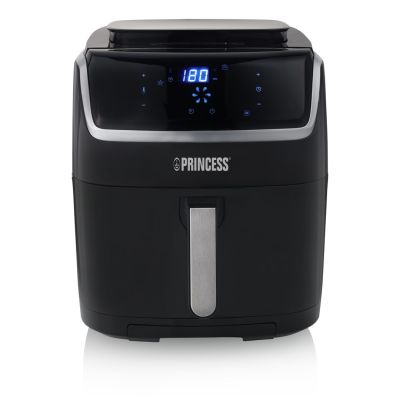 10. Princess 182080 Einzel-Heißluftfritteuse 6,5 l, freistehend, 1700 W, Schwarz