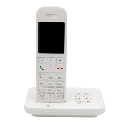5. Sinus A12 Analog/DECT-Telefon, schnurloses Mobilteil, Weiß