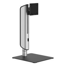 Gerätetischständer 17"-49"/1TFT 360° Robust/Freist. 18 kg Silber