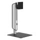 Gerätetischständer 17"-49"/1TFT 360° Robust/Freist. 18 kg Silber