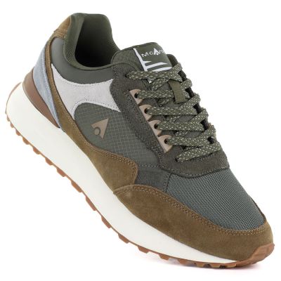 Herren-Sneaker aus Leder in Khaki, Mcrthur MA254