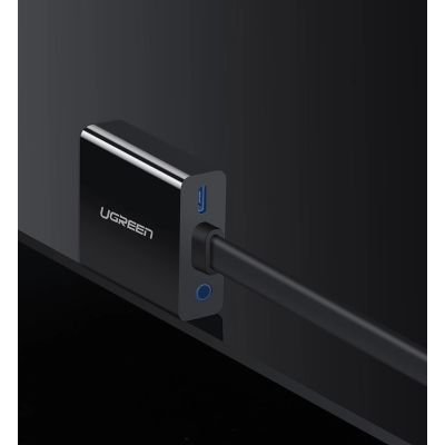 8. Ugreen HDMI - VGA Micro USB / Audio 3,5 mm Miniklinkenadapter schwarz (40248)