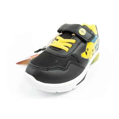 3. Leomil Pokemon Kinder Sportschuhe Sneakers leicht mit Klettverschluss schwarz gelb