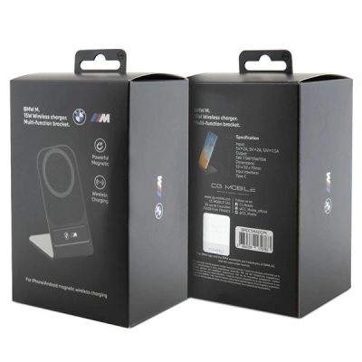 3. BMW schön. Induktion BMDCSMADGPK 15W schwarz/schwarz M Edition MagSafe