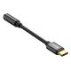 3. Baseus L54-Adapter für USB-C-Kopfhörer/Miniklinke 3,5 mm DAC 24 Bit 48 KHz – Schwarz