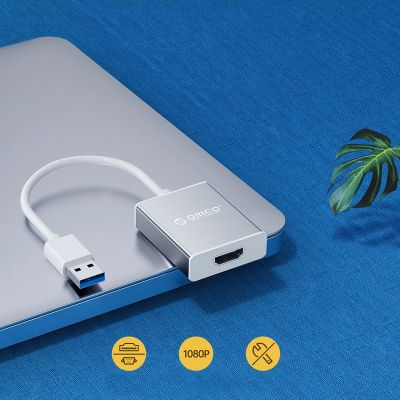 4. Orico UTH USB-A 3.0 zu HDMI Adapter – Silber