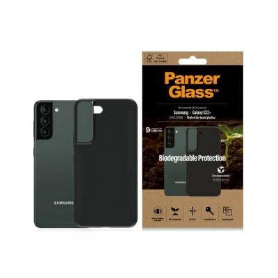 PanzerGlass Biologisch abbaubare Hülle für Samsung Galaxy S22+ – Schwarz