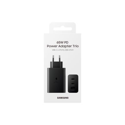 4. Samsung 65W Netzteil-Trio, Schwarz
