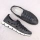 23. Rieker W RKR652 marineblaue durchbrochene Lederschuhe