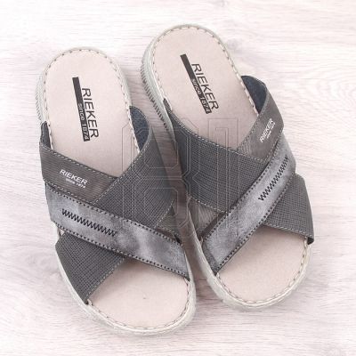 20. Rieker M RKR581 bequeme Flip-Flops, grau