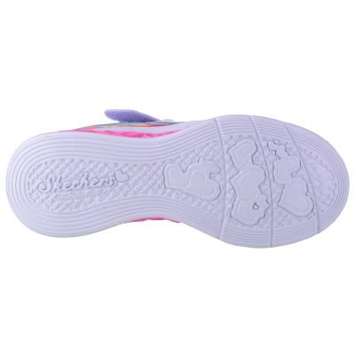 4. Skechers Flutter Heart Lights - Groovy Swirl 303253L-LVAQ Rosa 30
