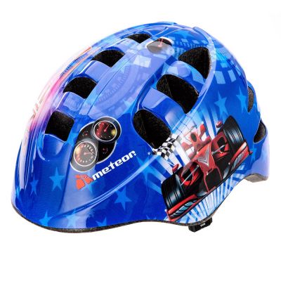 Meteor MA-2 racing Junior Fahrradhelm in blau