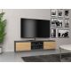 2. TV-Schrank 140x40xH36 anthrazit/artisan