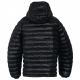 12. GLOVII beheizbare Herrenjacke mit Kapuze, mit Synthetikdaunen gefüttert, XL, schwarz, Akku, Ladegerät und Aufbewahrungstasche, GTMBXL