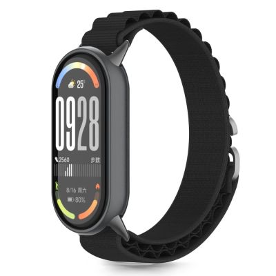 Tech-Protect Nylon Pro Strap für Xiaomi Smart Band 8 / 9 / 10 / NFC - Schwarz