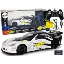 RC-Sportwagen-Rennmodell 1:18 Corvette C6.R Weiß 2.4 G Lichter