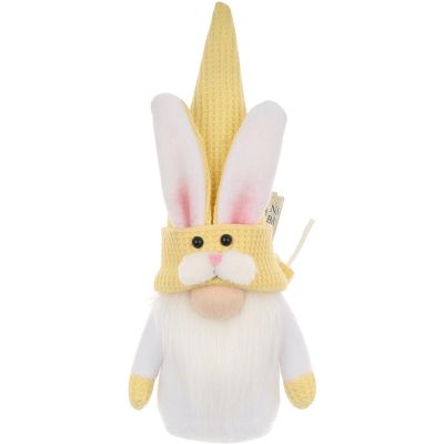 2. Gelber Hase 20 cm mit Geschenktüte, Frühlingsdekoration