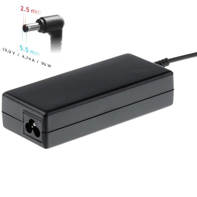 2. Akyga AK-ND-10 Netzteil für Acer, Asus, DELL, Lenovo, Toshiba Notebooks (19V; 4,74A; 90W; 5,5mm x 2,5mm)