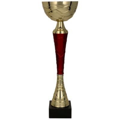 6. TUMA RD gold-burgunderfarbener Metallbecher