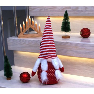 4. Dekorativer Wichtel Candy Girl 35 cm