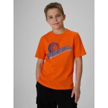 Normales bedrucktes Jungen-T-Shirt 4F 4FJRSS26TTSHM4278-70S