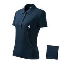 Malfini Cotton W MLI-21302 marineblaues Poloshirt