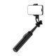 6. Selfie Stick WC1Y2S Teleskopstativ 1,3 m aus Aluminiumlegierung mit Telefonhalter – Schwarz