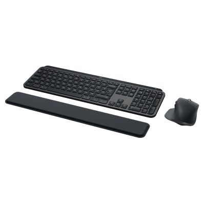 3. Logitech MX Keys Business Gen 2 Tastatur und Maus inklusive Office RF Wireless + Bluetooth QWERTY American International Graphite