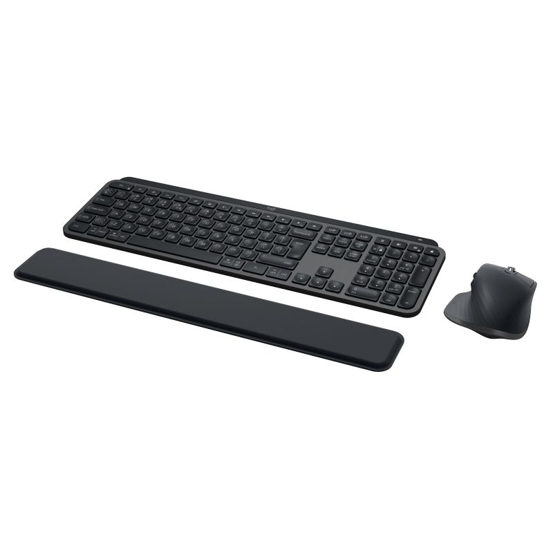 3. Logitech MX Keys Business Gen 2 Tastatur und Maus inklusive Office RF Wireless + Bluetooth QWERTY American International Graphite