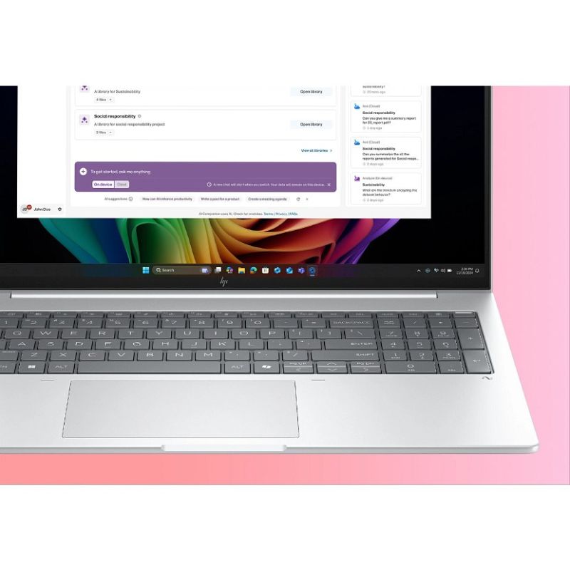 27. HP EliteBook 8 G1a Next Gen AI PC Copilot+ PC AMD Ryzen AI 5 PRO PRO 340 Laptop 40,6 cm (16") WUXGA 32 GB DDR5-SDRAM 1 TB SSD Wi-Fi 6E (802.11ax) Windows 11 Pro Silber